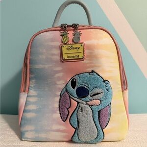 Loungefly Disney Stitch Mini Backpack - Pastel Tie Dye